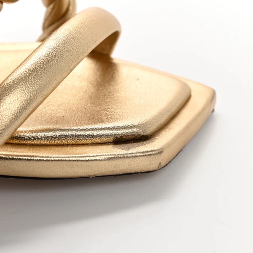 Jimmy Choo metallic Napa diosa sandals - Picture 13 of 13